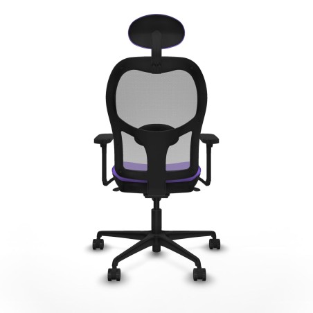Chaise de Bureau avec Appui-tête Piqueras y Crespo 3D036N1 Lila