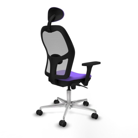 Sedia Ufficio con Poggiatesta Piqueras y Crespo 3D086N1 Lilla