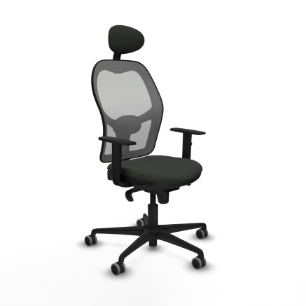 Chaise de Bureau avec Appui-tête Jorquera Piqueras y Crespo 1D036G1 N
