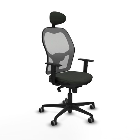 Office Chair with Headrest Jorquera Piqueras y Crespo 1D036G1 Black