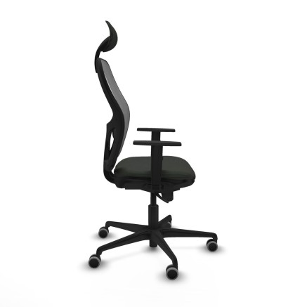 Bürostuhl mit Kopfstütze Jorquera Piqueras y Crespo 1D036G1 Schwarz 2