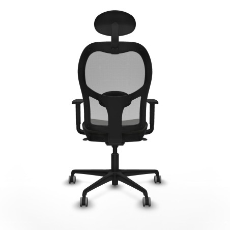 Office Chair with Headrest Jorquera Piqueras y Crespo 1D036G1 Black