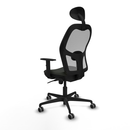 Bürostuhl mit Kopfstütze Jorquera Piqueras y Crespo 1D036G1 Schwarz