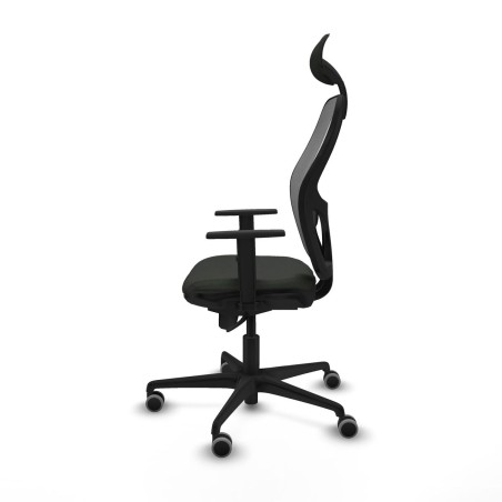 Office Chair with Headrest Jorquera Piqueras y Crespo 1D036G1 Black
