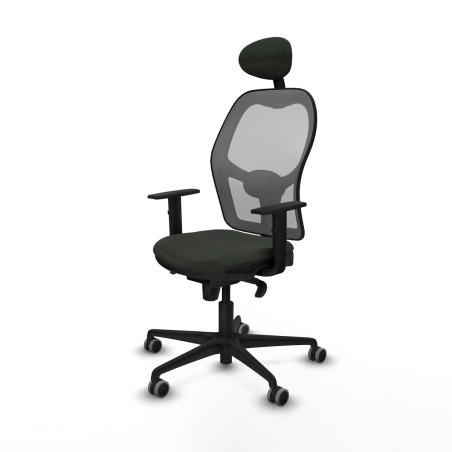 Office Chair with Headrest Jorquera Piqueras y Crespo 1D036G1 Black