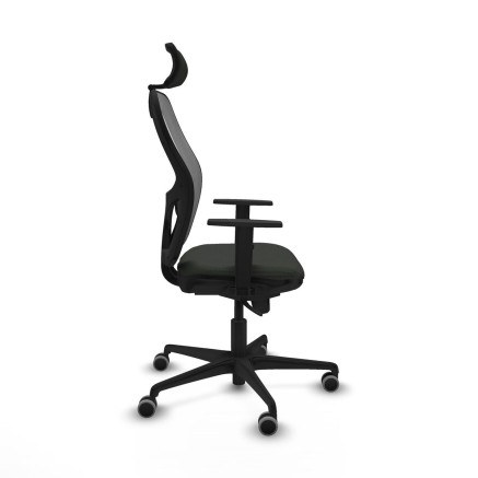 Bürostuhl mit Kopfstütze Piqueras y Crespo 1D036G2 Schwarz 2