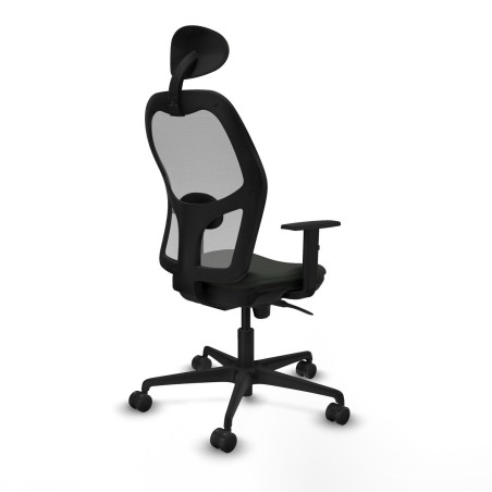 Sedia Ufficio con Poggiatesta Jorquera Piqueras y Crespo 1D036N1 Nero