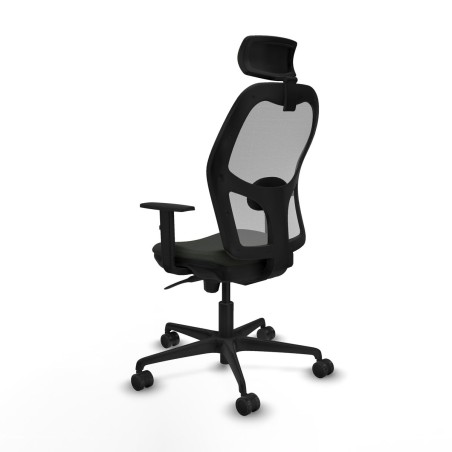 Office Chair with Headrest Piqueras y Crespo 1D036N2 Black