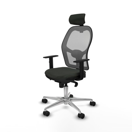 Chaise de Bureau avec Appui-tête Piqueras y Crespo 1D086N2 Noir