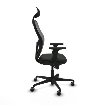 Bürostuhl mit Kopfstütze Piqueras y Crespo 2D036G1 Schwarz 2