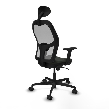 Sedia Ufficio con Poggiatesta Piqueras y Crespo 2D036N1 Nero