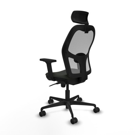 Chaise de Bureau avec Appui-tête Piqueras y Crespo 2D036N2 Noir