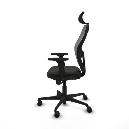 Chaise de Bureau avec Appui-tête Piqueras y Crespo 2D036N2 Noir
