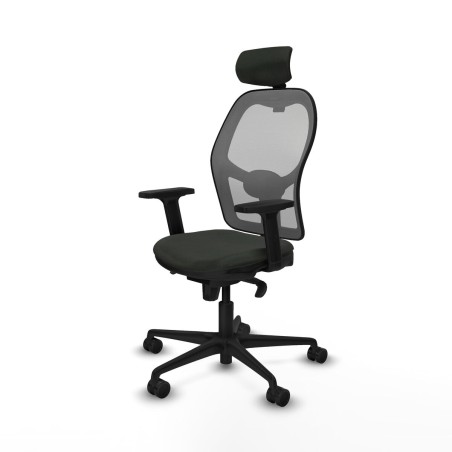 Office Chair with Headrest Piqueras y Crespo 2D036N2 Black