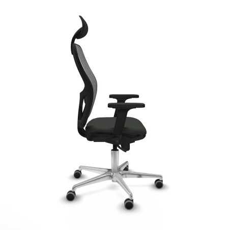 Sedia Ufficio con Poggiatesta Piqueras y Crespo 2D086G1 Nero