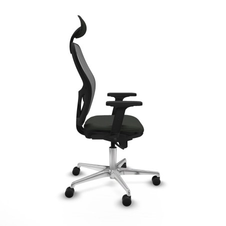 Chaise de Bureau avec Appui-tête Piqueras y Crespo 2D086N1 Noir
