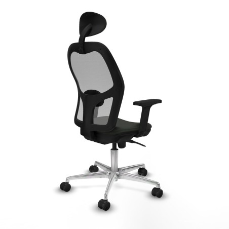 Chaise de Bureau avec Appui-tête Piqueras y Crespo 2D086N1 Noir