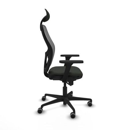 Chaise de Bureau avec Appui-tête Piqueras y Crespo 3D036G1 Noir