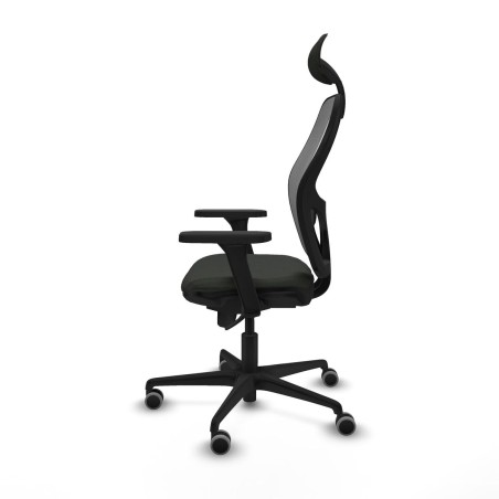 Chaise de Bureau avec Appui-tête Piqueras y Crespo 3D036G1 Noir