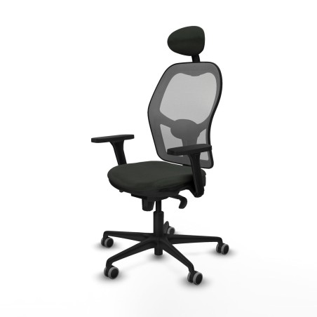 Bürostuhl mit Kopfstütze Piqueras y Crespo 3D036G1 Schwarz