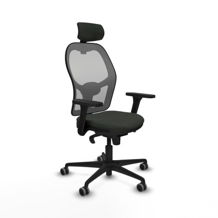 Bürostuhl mit Kopfstütze Piqueras y Crespo 3D036G2 Schwarz
