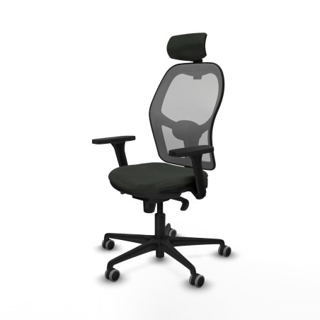 Bürostuhl mit Kopfstütze Piqueras y Crespo 3D036G2 Schwarz