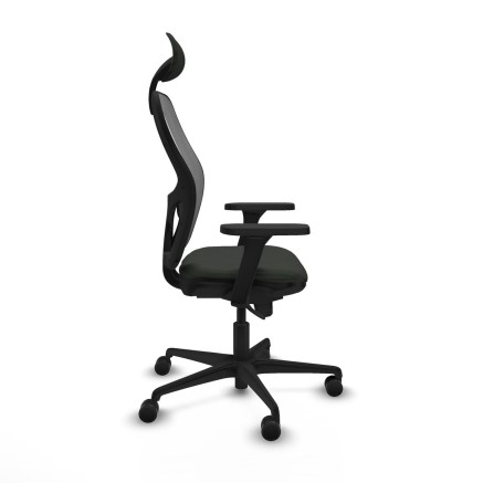 Bürostuhl mit Kopfstütze Piqueras y Crespo 3D036N1 Schwarz 2