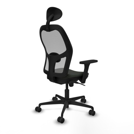 Chaise de Bureau avec Appui-tête Piqueras y Crespo 3D036N1 Noir