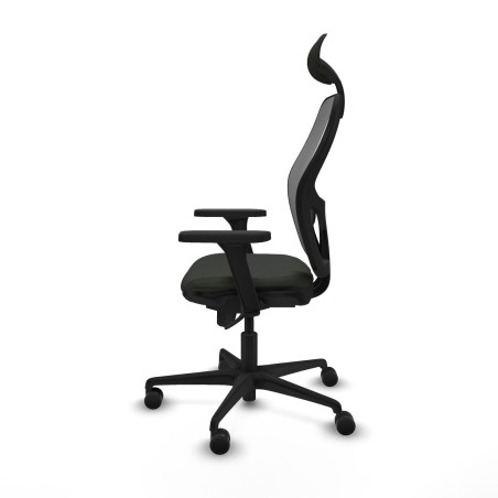 Chaise de Bureau avec Appui-tête Piqueras y Crespo 3D036N1 Noir
