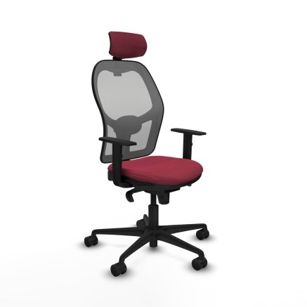 Office Chair with Headrest Piqueras y Crespo 1D036N2 Maroon