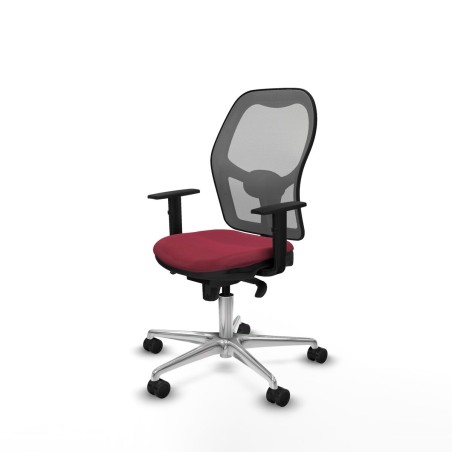 Sedia da Ufficio Piqueras y Crespo 1D086N0 Rosso Granato