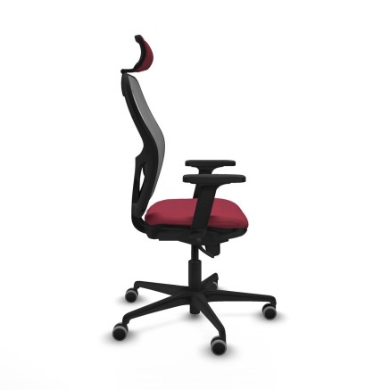 Sedia Ufficio con Poggiatesta Jorquera Piqueras y Crespo 2D036G2 Rosso 2