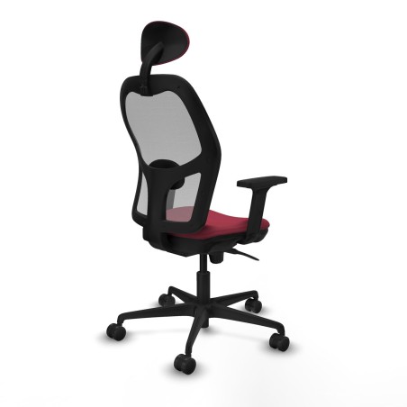 Sedia Ufficio con Poggiatesta Jorquera Piqueras y Crespo 2D036N1 Rosso