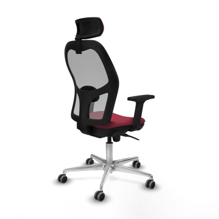 Sedia Ufficio con Poggiatesta Jorquera Piqueras y Crespo 2D086G2 Rosso