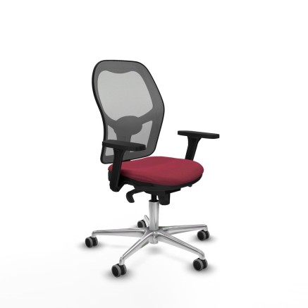 Sedia da Ufficio Jorquera Piqueras y Crespo 3D086G0 Rosso Granato