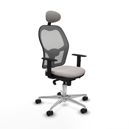 Bürostuhl mit Kopfstütze Jorquera Piqueras y Crespo 1D086N1 Weiß