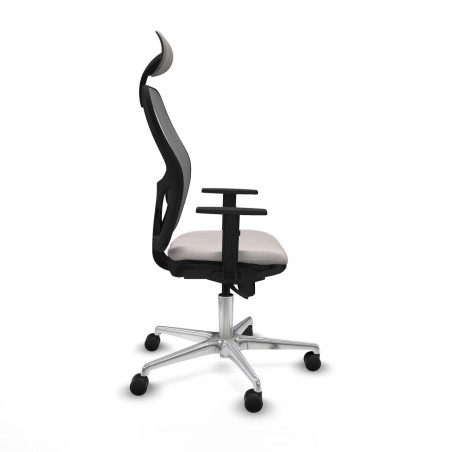 Office Chair with Headrest Jorquera Piqueras y Crespo 1D086N1 White