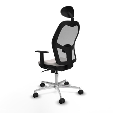 Office Chair with Headrest Jorquera Piqueras y Crespo 1D086N1 White