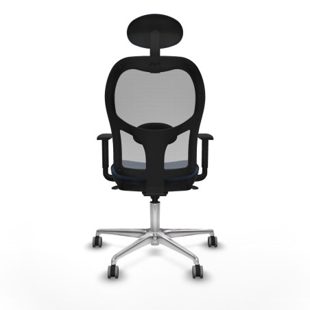 Office Chair with Headrest Jorquera Piqueras y Crespo 1D086G1 Navy Blu