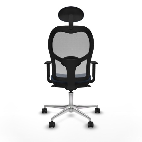 Office Chair with Headrest Jorquera Piqueras y Crespo 1D086N1 Navy Blu