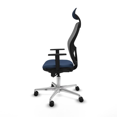 Office Chair with Headrest Jorquera Piqueras y Crespo 1D086N1 Navy Blu