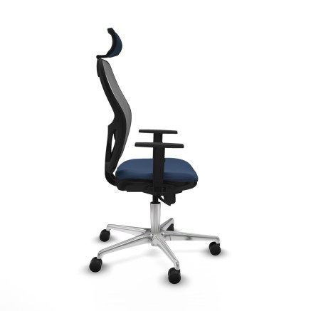 Office Chair Piqueras y Crespo 1D086N2 Navy Blue 2