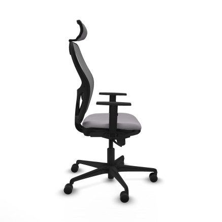 Sedia Ufficio con Poggiatesta Jorquera Piqueras y Crespo 1D036N2 Grigi 2