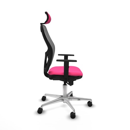 Sedia Ufficio con Poggiatesta Jorquera Piqueras y Crespo 1D086N2 Rosa