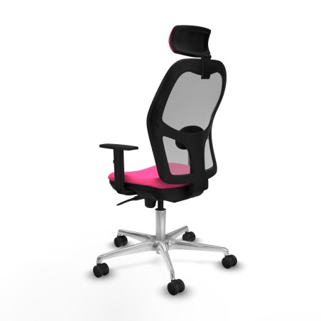 Sedia Ufficio con Poggiatesta Jorquera Piqueras y Crespo 1D086N2 Rosa