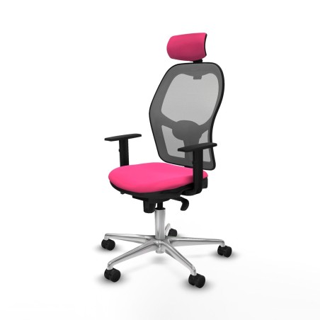 Sedia Ufficio con Poggiatesta Jorquera Piqueras y Crespo 1D086N2 Rosa