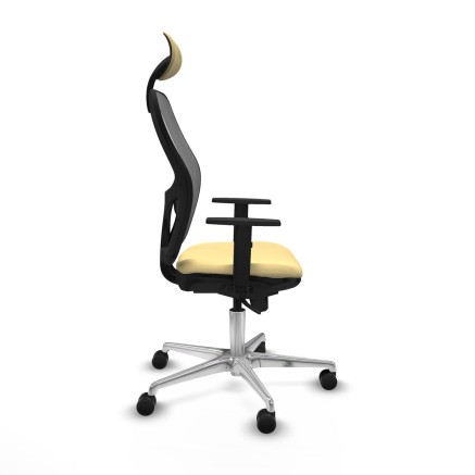 Bürostuhl mit Kopfstütze Jorquera Piqueras y Crespo 1D086N1 Creme 2