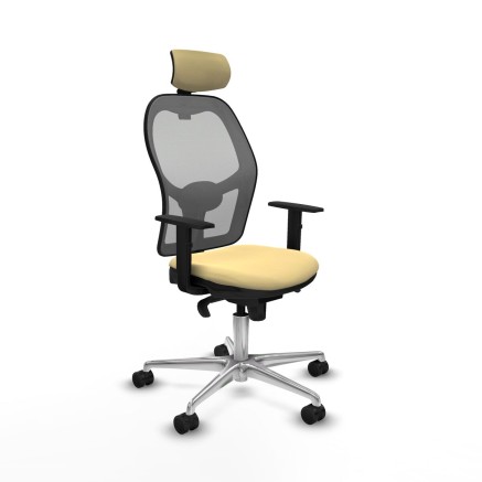 Chaise de Bureau Piqueras y Crespo 1D086N2 Crème