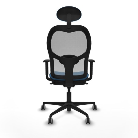 Sedia Ufficio con Poggiatesta Jorquera Piqueras y Crespo 1D036G1 Azzur