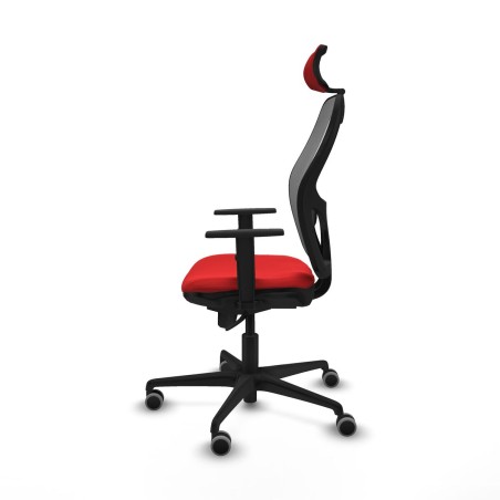 Sedia Ufficio con Poggiatesta Jorquera Piqueras y Crespo 1D036G2 Rosso